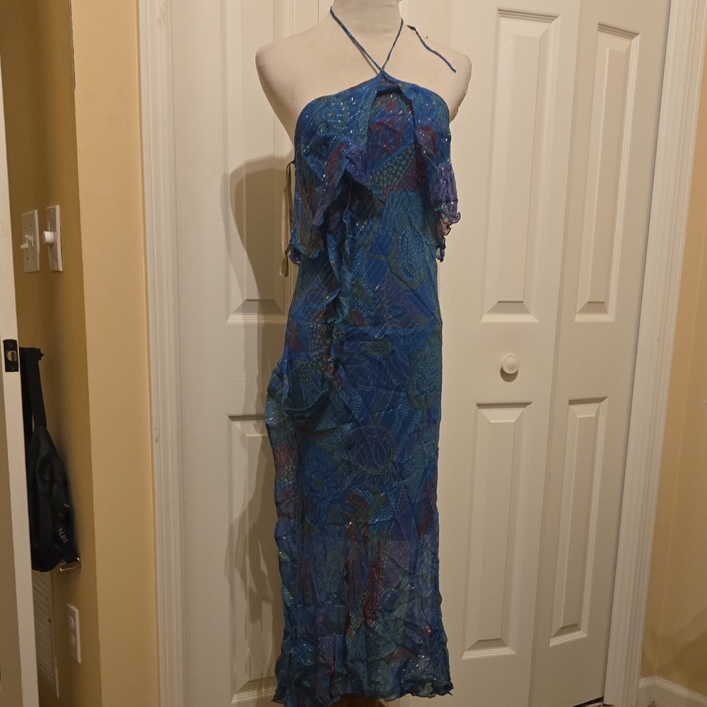 NWT LE FULL georgette Maxi Dress Sz 10